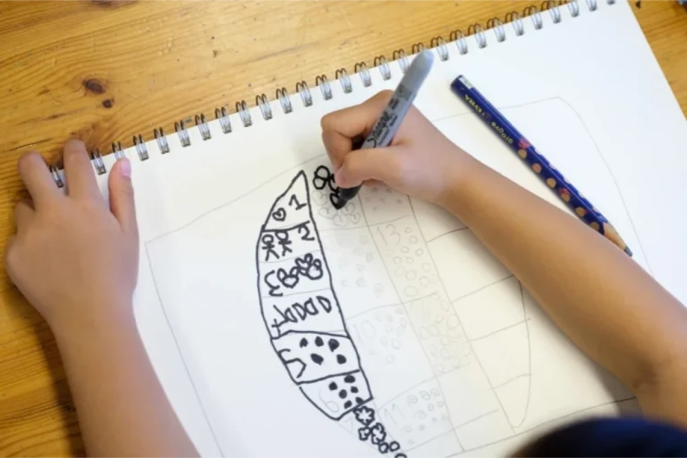 In Tranh Bằng Lá Cây